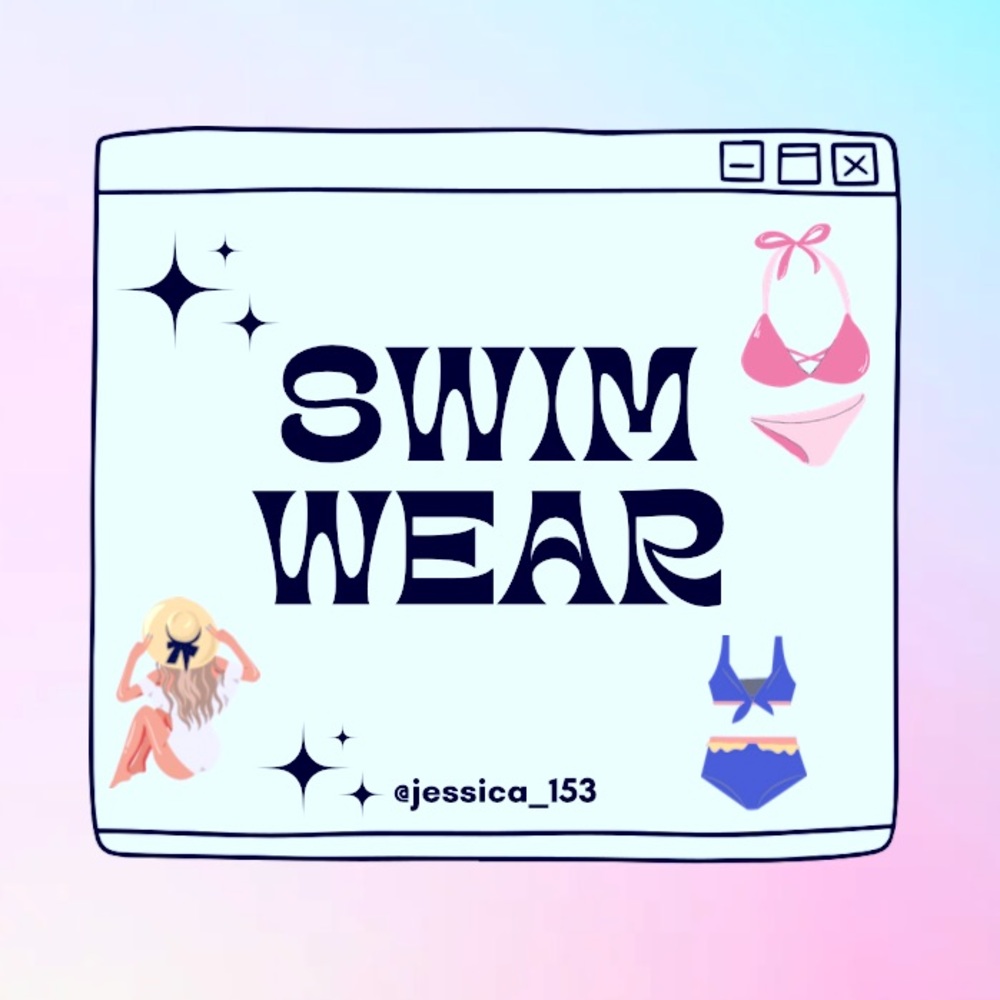 SWIM WEAR: swim suits, bikinis
